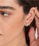 Ania Haie  Turquoise Huggie Hoop Earrings Gold